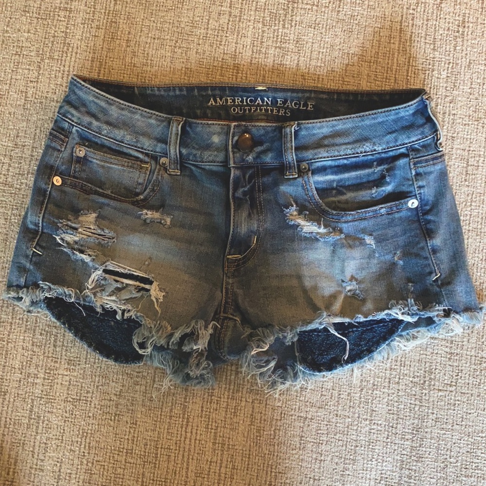 American eagle denim shorts